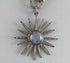 Pave Diamond Labradorite Sun and Star Pendant, (DP-1126)